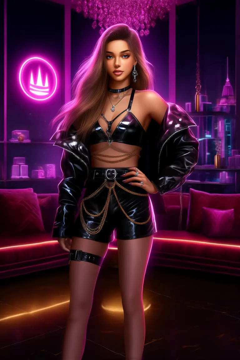 Faye in an editorial look