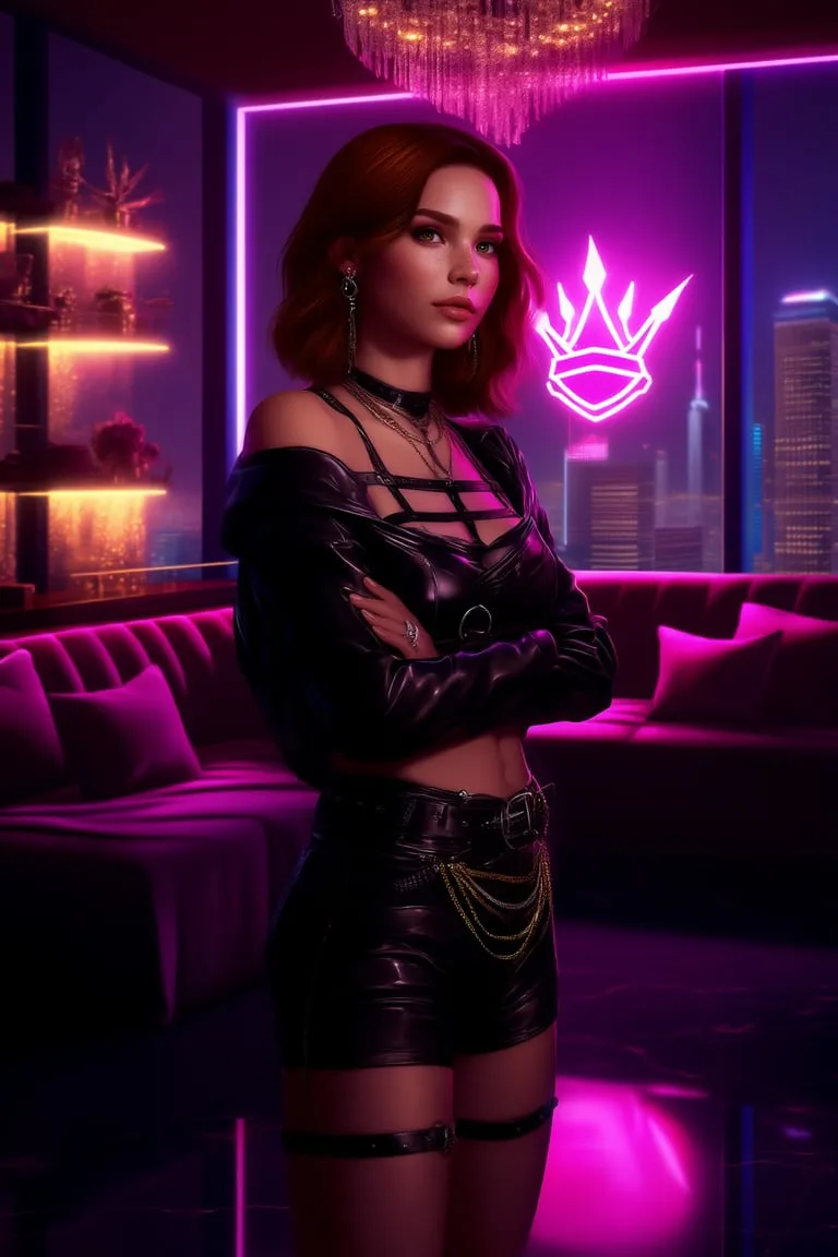 Mara in an editorial look